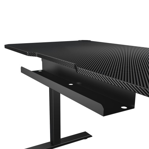 שולחן גיימינג חשמלי COUGAR E-ARES 120 עם תאורת RGB – שחור