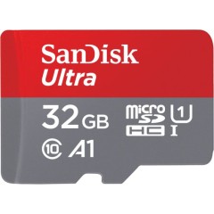 SanDisk Ultra MicroSDHC memory card without adapter with a capacity of 32GB