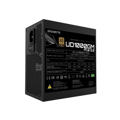 Блок питания GIGABYTE 1000W (ATX 3.0) 80+ Gold Modular