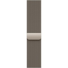 שעון Apple Watch Series 10 GPS + Cellular בגודל 46 מ"מ בצבע Natural Titanium עם רצועת Natural Milanese Loop במידה M/L (2024)