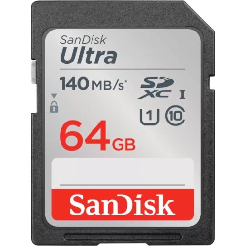 SanDisk Ultra SDXC UHS-I Class-10 карта памяти с емкостью 64ГБ