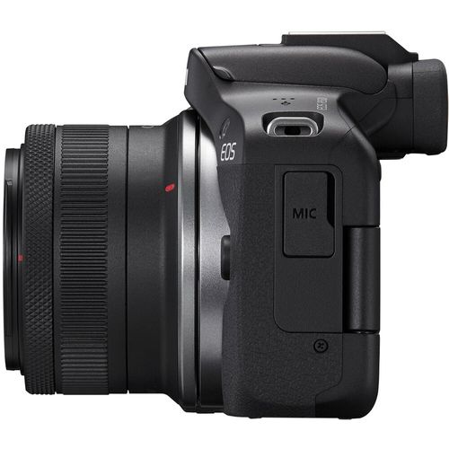 מצלמה דיגיטלית ללא מראה Canon EOS R50 Content Creator Kit + עדשת RF-S 18-45mm F4.5-6.3 IS STM — שחור