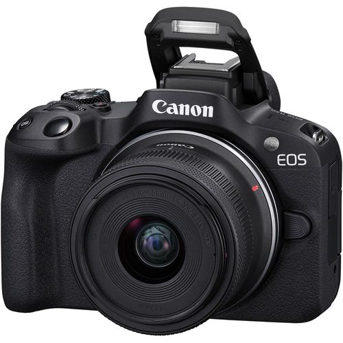 מצלמה דיגיטלית ללא מראה Canon EOS R50 Content Creator Kit + עדשת RF-S 18-45mm F4.5-6.3 IS STM — שחור