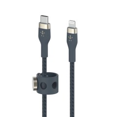 Belkin BoostCharge Pro Flex Cable – Lightning to USB-C 1 meter (blue)