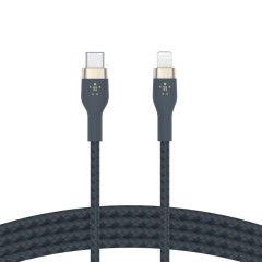 Belkin BoostCharge Pro Flex Cable – Lightning to USB-C 1 meter (blue)
