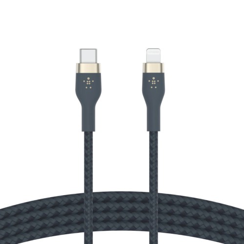 Кабель Belkin BoostCharge Pro Flex – Lightning на USB-C 1 метр (синий)