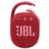 Portable speaker JBL Clip 4 Bluetooth Red.