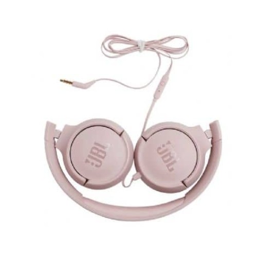 Headphones JBL Tune 500 in pink color.