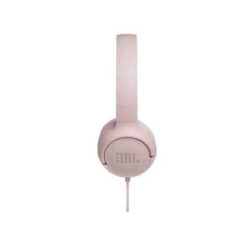 Headphones JBL Tune 500 in pink color.