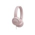 Headphones JBL Tune 500 in pink color.