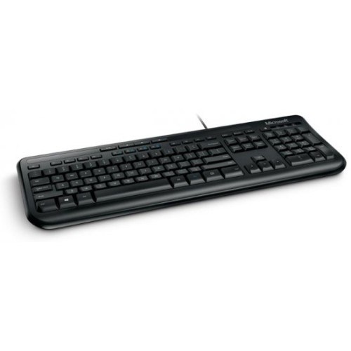 מקלדת חוטית Microsoft Wired Keyboard 600 USB – עברית / אנגלית / רוסית