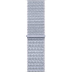 Apple Watch SE GPS 40мм + Cellular в цвете Silver Aluminium с ремешком Blue Cloud Sport Loop — Один размер (2024)