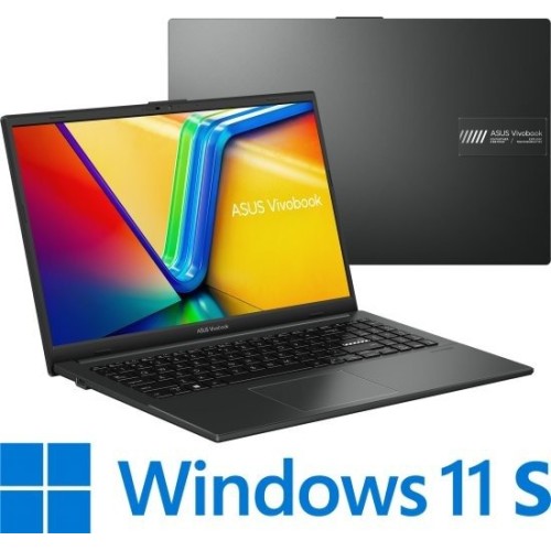 Laptop Asus Vivobook Go 15 15.6" i3-N305 8GB 256GB — Mixed Black (Win 11 Home S)