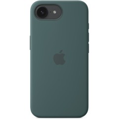 כיסוי סיליקון מקורי ל-Apple iPhone 16e — ירוק אגם (Lake Green)