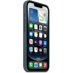 כיסוי סיליקון מקורי ל-Apple iPhone 16e — ירוק אגם (Lake Green)