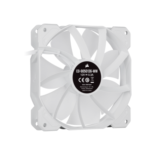 Fan CORSAIR iCUE SP120 RGB ELITE PERFORMANCE 120 mm PWM white