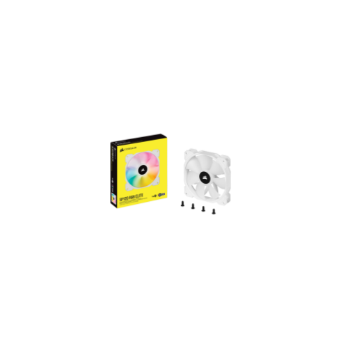 Fan CORSAIR iCUE SP120 RGB ELITE PERFORMANCE 120 mm PWM white