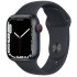 אפל ווטש 7 עם סים 45 ממ בצבע מידנייט Apple Watch 7 cellular MKJP3HB/A