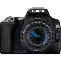 Цифровая зеркальная камера Canon EOS 250D (EOS Rebel SL3) + EF-S 18-55mm f/4-5.6 IS STM — черный