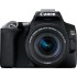 Canon EOS 250D (EOS Rebel SL3) Digital DSLR Camera + EF-S 18-55mm f/4-5.6 IS STM — Black