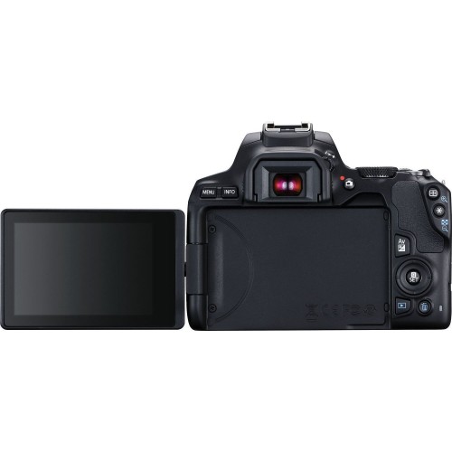 Canon EOS 250D (EOS Rebel SL3) Digital DSLR Camera + EF-S 18-55mm f/4-5.6 IS STM — Black