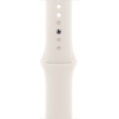 Apple Watch SE GPS 40 мм в цвете Starlight Aluminium с ремешком Starlight Sport Band M/L (2024)