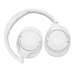 Headphones JBL Tune 710BT in white color.