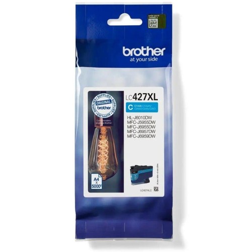 Brother LC427XLC Original XL Cyan Ink Cartridge for MFC-J5955DW / MFC-J6955DW / MFC-J6959DW