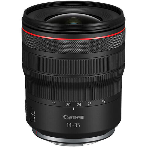 עדשת Canon RF 14-35mm F4L IS USM למצלמות עם תושבת Canon RF — שחור