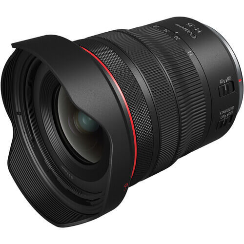 עדשת Canon RF 14-35mm F4L IS USM למצלמות עם תושבת Canon RF — שחור