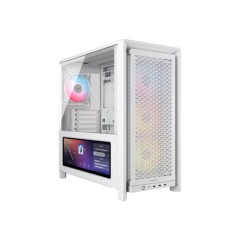Computer Case CORSAIR FRAME 4000D LCD RS AR RGB PREMIUM - WHITE