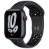 Apple Watch 7 Cellular MKL53HB/A with 45mm SIM in Midnight color.