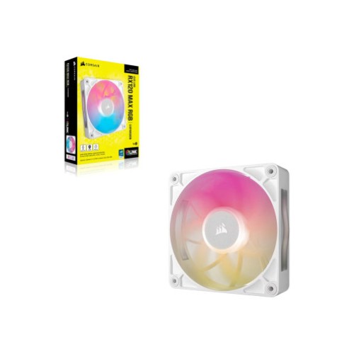 Вентилятор CORSAIR iCUE LINK RX120 MAX RGB 120 мм белый