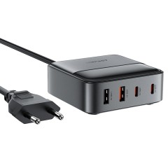 תחנת כוח שולחנית Z6 PD65W GaN (עם 2xUSB-C + 2xUSB-A) – תקע EU