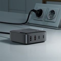 Настольная зарядная станция Z6 PD65W GaN (2xUSB-C + 2xUSB-A) – с европейской вилкой (EU)