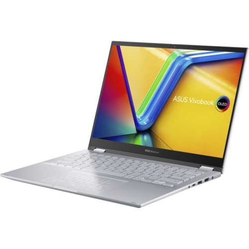 Laptop Asus Vivobook S 14 Flip 14" i5-13420H 16GB 512GB — Cool Silver (Win 11 Home) + Asus Stylus Pen (Win 11 Home)