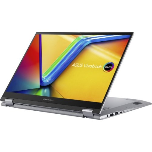Laptop Asus Vivobook S 14 Flip 14" i5-13420H 16GB 512GB — Cool Silver (Win 11 Home) + Asus Stylus Pen (Win 11 Home)