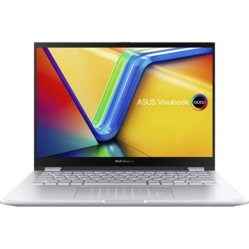 Laptop Asus Vivobook S 14 Flip 14" i5-13420H 16GB 512GB — Cool Silver (Win 11 Home) + Asus Stylus Pen (Win 11 Home)