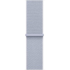 Apple Watch SE GPS 40 мм в цвете Silver Aluminium с ремешком Blue Cloud Sport Loop — Один размер (2024)