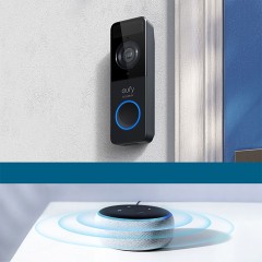 Видеодомофон Anker Eufy Slim 1080P Wi-Fi с камерой — черный