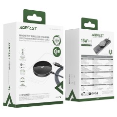 Быстрое беспроводное зарядное устройство Qi2 с магнитным креплением E24