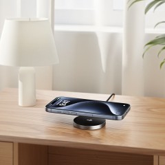 Быстрое беспроводное зарядное устройство Qi2 с магнитным креплением E24