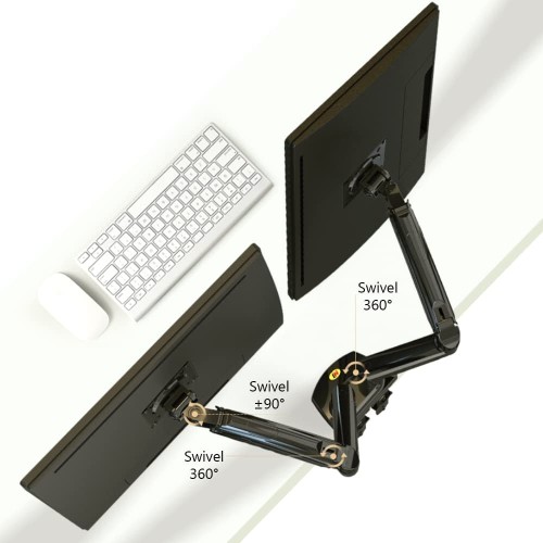 Dual 27-inch Computer Monitor Arm NB F-160