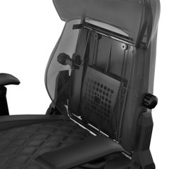 Игровое кресло из ткани TC500 LUXE — черный