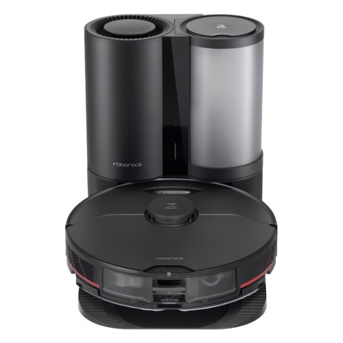 שואב אבק רובוטי Roborock S7 MaxV Plus 5100Pa + תחנת ריקון חכמה — שחור
