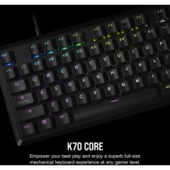 Механическая игровая клавиатура K70 CORE RGB — черный