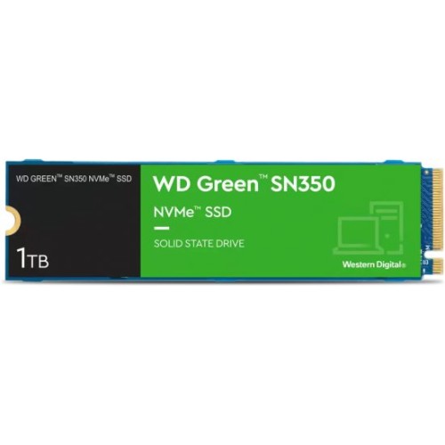 כונן SSD WD Green SN350 SSD M.2 2280 PCIe NVMe בנפח 1TB