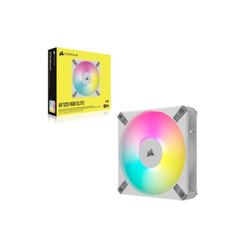 Вентилятор CORSAIR iCUE AF120 RGB ELITE 120 мм PWM белый
