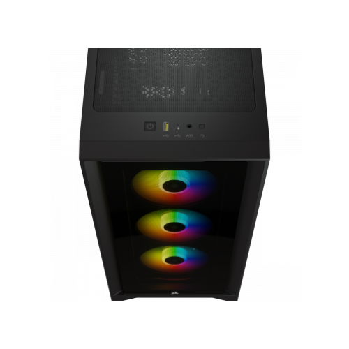 Computer Case CORSAIR ICUE 4000X RGB TG BLACK