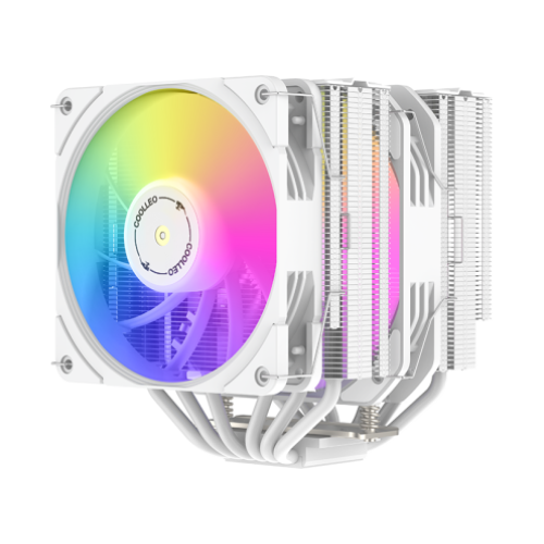 COOLLEO ETIAN P60T Symphony V2 ARGB White CPU Cooler